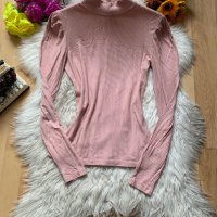 Розова блуза Амису, снимка 1 - Блузи с дълъг ръкав и пуловери - 43657216