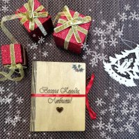 Романтична коледна картичка , снимка 1 - Коледни подаръци - 38563933
