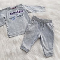 Долнище H&M и блуза 3-6 месеца, снимка 1 - Панталони и долнища за бебе - 28049505