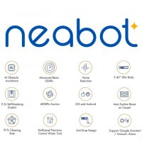Neabot NoMo Q11 – Прахосмукачка робот със скрит лазер и автоматичен контейнер за отпадъци , снимка 10 - Прахосмукачки - 36796773