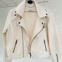 GANNI оригинал дънково яке тип biker jacket , снимка 5 - Якета - 38576572