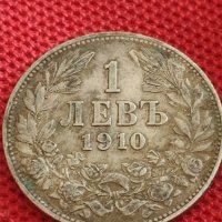 Сребърна монета 1 лев 1910г. Царство България Фердинанд първи за КОЛЕКЦИОНЕРИ 43018, снимка 7 - Нумизматика и бонистика - 43846886