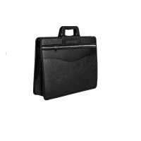 Пластмасова чанта за документи, за обучение, черна, 39x32см, снимка 1 - Друго - 43723364