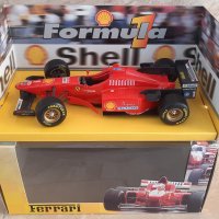 Ferrari F310 1996 М. Schumacher 1:20-колекционерски метален болид, снимка 8 - Колекции - 44099929