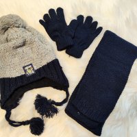 Зимен комплект шапка, шал и ръкавички 1-4г, снимка 11 - Шапки, шалове и ръкавици - 43309910