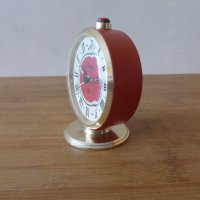 Колекционерски будилник часовник Слава на кирилица червен, снимка 6 - Антикварни и старинни предмети - 44003630
