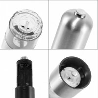 Електрическа мелничка от неръждаема стомана за сол и пипер, снимка 8 - Аксесоари за кухня - 39932448