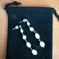 Комплект от естествени перли и сребро , снимка 6 - Бижутерийни комплекти - 35809328