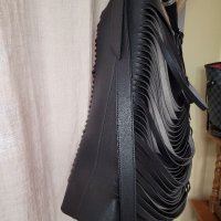 Екстравагантна черна чанта,тип торба, снимка 5 - Чанти - 39959655