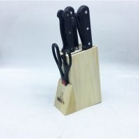 Комплект за кухня с ножове точило и ножица, 8 части, снимка 2 - Аксесоари за кухня - 33618265