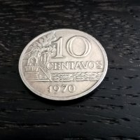 Монета - Бразилия - 10 центавос | 1970г., снимка 1 - Нумизматика и бонистика - 28046751