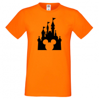 Мъжка тениска Mickey Head Disney Castle Подарък,Изненада,Рожден ден, снимка 7 - Тениски - 36576011