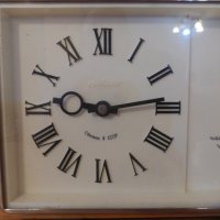 Руски настолен каминен часовник Маяк, снимка 2 - Антикварни и старинни предмети - 44133954