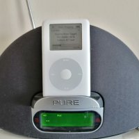 PURE 100Di - iPod докинг станция с радио и AUX, снимка 5 - Аудиосистеми - 40177104