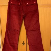 Червени и бежови дамски джинси, снимка 2 - Дънки - 26694388