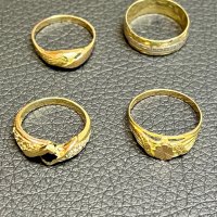 Златни пръстени 14 к 585 gold zlato zlatni prasteni prasten златен пръстен , снимка 6 - Пръстени - 38078562