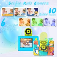 Детска екшън камера комплект водоустойчив калъф, аксесоари и 32GB SD карта, снимка 9 - Фотоапарати - 43904934
