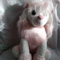 Плюшено куче- пудел с 3D очи, снимка 3 - Плюшени играчки - 35259556