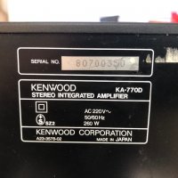 Kenwood KA-770d, снимка 4 - Ресийвъри, усилватели, смесителни пултове - 39620836