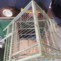 Стара дървена клетка за малки птици , снимка 10 - Други ценни предмети - 44034738