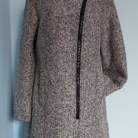 Вълнено марково палто от букле / голям размер , снимка 2 - Палта, манта - 43786541