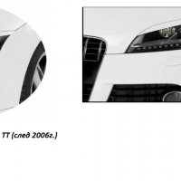 Декоративен Спойлер Вежди за фарове Audi TT (след 2006г.), снимка 1 - Аксесоари и консумативи - 33336159