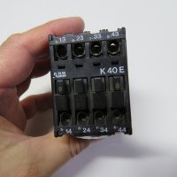контактор  ABB- захр 110 волта променливо 4контакта по 10 ампера , снимка 1 - Друга електроника - 28401749