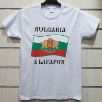 Нова национална мъжка тениска с трансферен печат България - знаме и герб, снимка 12 - Тениски - 28079899
