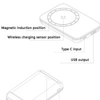 Magsafe преносима батерия 10000mAh 22.5W за бързо зареждане, снимка 8 - Други стоки за дома - 43200544