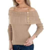 Ликвидация! Дамски плетен пуловер, 3цвята , снимка 13 - Блузи с дълъг ръкав и пуловери - 35180577