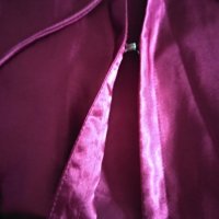 Сатенен дамски халат с подарък, снимка 3 - Нощници - 26674958