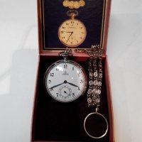 Джобен часовник Омега арт деко, снимка 2 - Джобни - 32497011