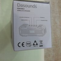 Преносима Bluetooth колонка "Dasounds - ST - M33" нова, снимка 3 - Тонколони - 36962936