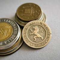 Монета - Белгия - 10 сентима | 1863г., снимка 2 - Нумизматика и бонистика - 43697445