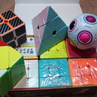 Кубче на Рубик рубикуб 3/3  пирамида и 2/2, снимка 1 - Образователни игри - 38343888