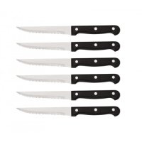 Комплект ножове с дървена поставка 13 части / 70040, снимка 6 - Аксесоари за кухня - 43434657