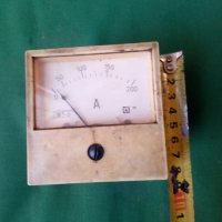 Стар амперметър, снимка 1 - Антикварни и старинни предмети - 35224951