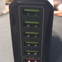 USB адаптер за бързо зареждане 6 в 1 EU щепсел ориг, снимка 3 - Друга електроника - 42968147