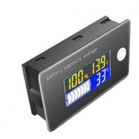12V Lead-acid lithium battery meter LCD voltmeter temperature meter, снимка 5 - Друга електроника - 32777988