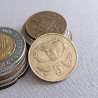 Монета - Кипър - 5 цента | 1983г., снимка 1 - Нумизматика и бонистика - 40226995