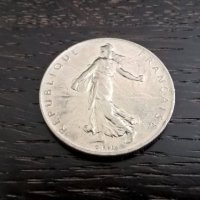 Монета - Франция - 1 франк | 1976г., снимка 2 - Нумизматика и бонистика - 29044940
