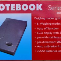 Електронна везна Notebook Series, висока точност х 0.01 г., 6 вида мерни единици, + батерии, снимка 3 - Везни - 39986219