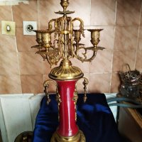 стар бароков свещник , снимка 1 - Антикварни и старинни предмети - 26249075