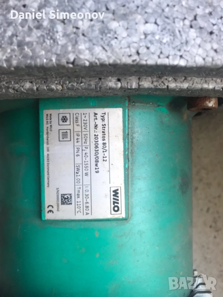 Продававам циркулационна помпа Wilo Stratos 80/1-12, снимка 1