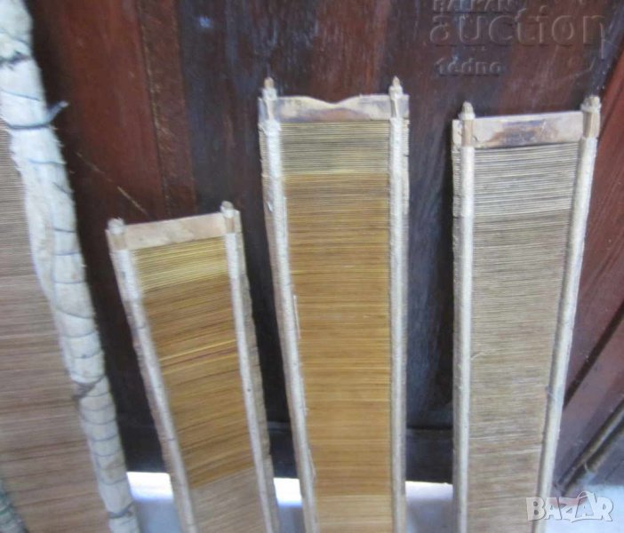 5 броя стари нищелки от стан, нищелка, мотовилки, кръгла паралия стругована стара, снимка 1