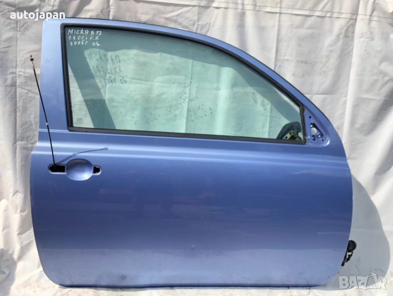 Предна дясна врата Nissan Micra K12 2005г, снимка 1