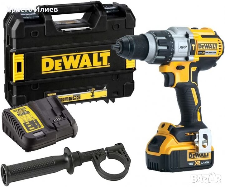 Акумулаторен Безчетков Винтоверт Dewalt DCD996 5 Ah Батерия Зарядно Куфар, снимка 1