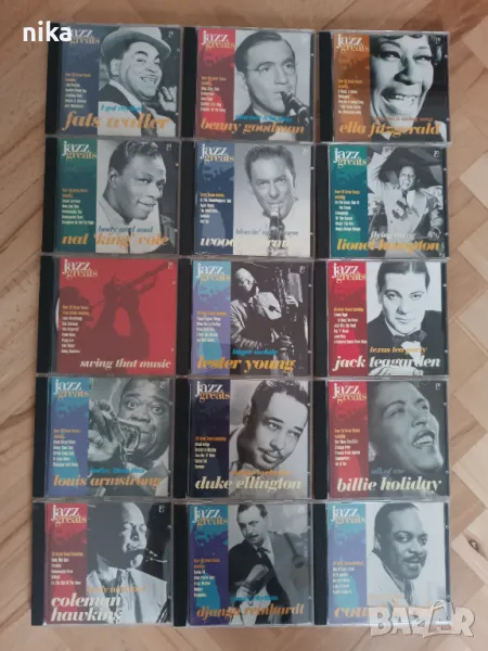 CD Jazz Greats, Елла Фицджералд, Луис Армстронг и др. , снимка 1