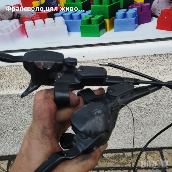 Хидравлични спирачки за велосипед колело Shimano deore st m 535, снимка 1