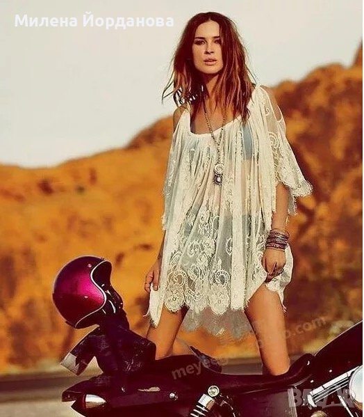 Плажна рокля-туника, снимка 1